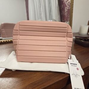 Parallelle Blush Pink Traveler Makeup Bag